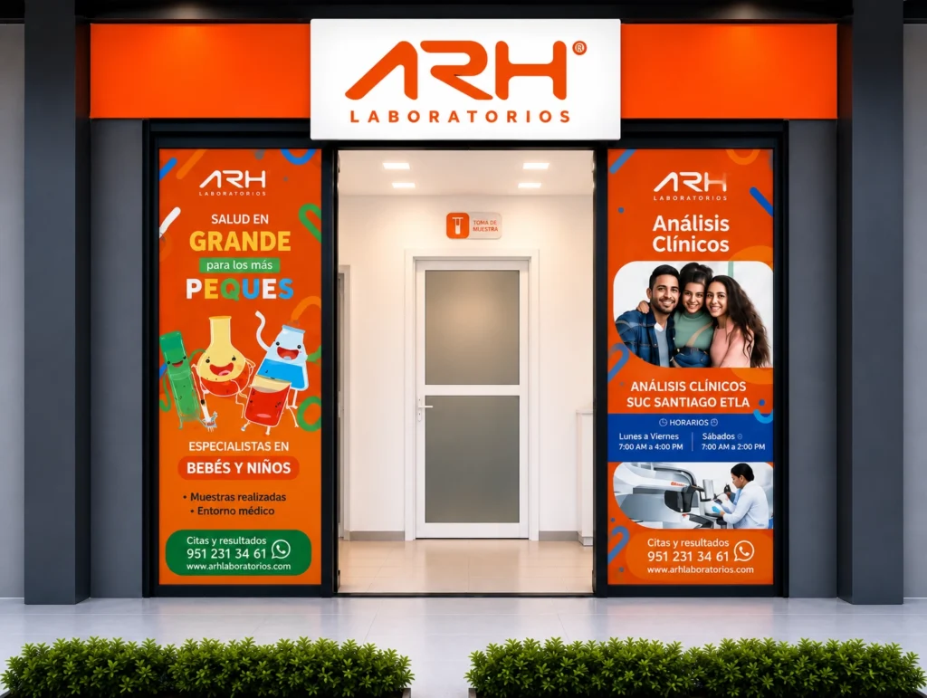 Sucursal de ARH Laboratorios en Glorieta Plaza Comercial Oaxaca