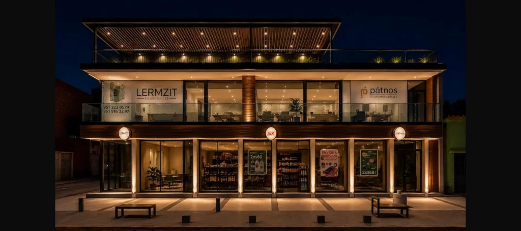 Plaza Palmeras edificio comercial premium en Oaxaca